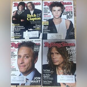 Lot of 4 Rolling Stone magazines